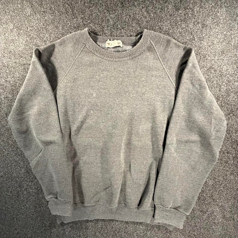 Vintage Cheetah by Mervyns Grey Crewneck Sweatshirt XL 90s Casual